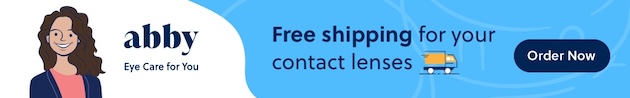 Hello Abbey - Free shipping for contact lens orders